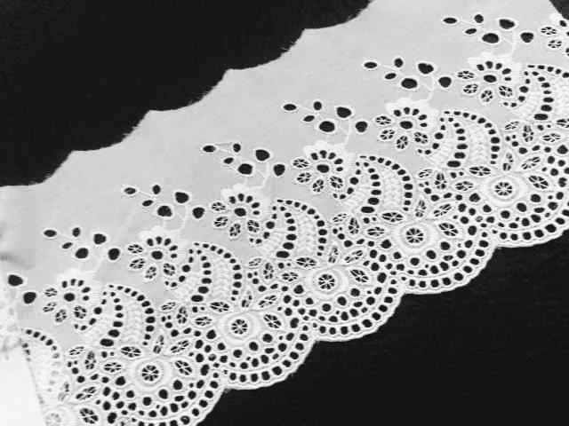 Cotton Eyelet Edging 15cm